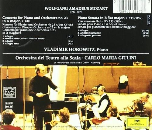 Horowitz Plays Mozart | Vladimir Horowitz, Wolfgang Amadeus Mozart, Carlo Maria Giulini - 1 | YEO