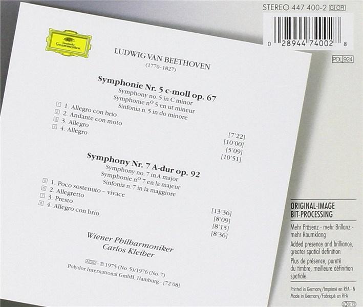 Beethoven: Symphonies Nos. 5 & 7 | Ludwig Van Beethoven, Carlos Kleiber, Vienna Philharmonic Orchestra - 1 | YEO