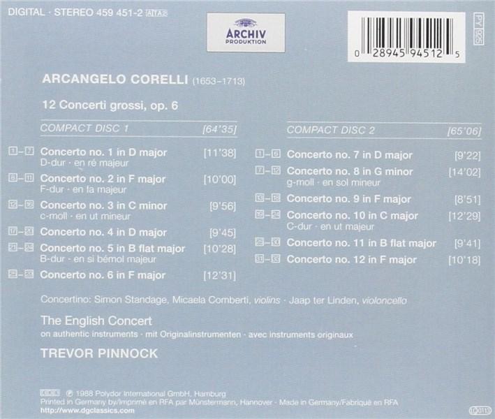 Corelli: 12 Concerti Grossi | Arcangelo Corelli, The English Concert, Trevor Pinnock Arcangelo poza noua