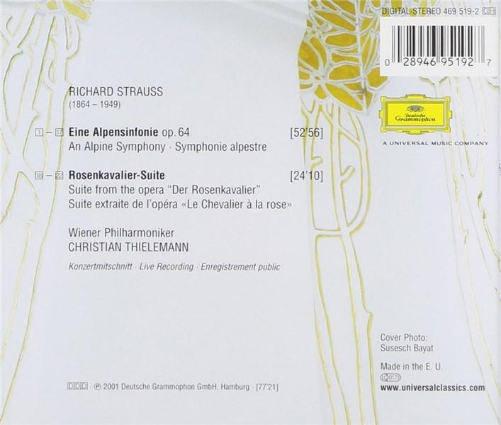 Strauss: Eine Alpensinfonie / Rosenkavalier Suite | Vienna Philharmonic, Richard Strauss, Christian Thielemann - 1 | YEO