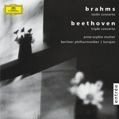 Brahms: Violin concerto, op. 77 - Beethoven: Triple concerto, op.56 | Anne-Sophie Mutter, Berliner Philharmoniker, Herbert von Karajan, Johannes Brahms, Ludwig Van Beethoven