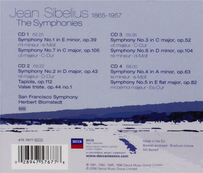 Sibelius: The Symphonies | Jean Sibelius, Herbert Blomstedt