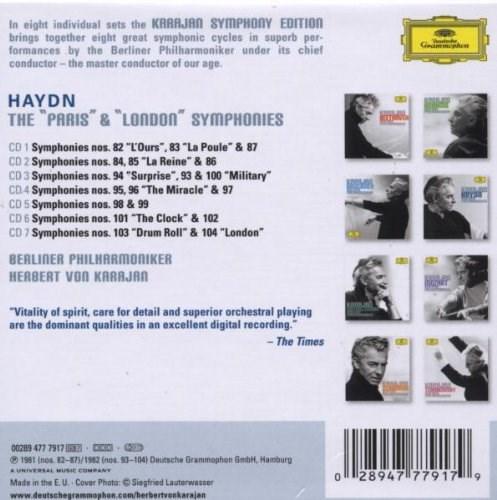 J.: 6 \'\'Paris\'\' & 12 \'\'London\'\' Symphonies | Herbert von Karajan, Berliner Philharmoniker, Franz Joseph Haydn