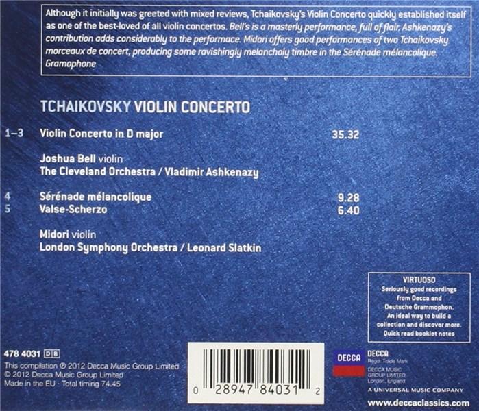 Tchaikovsky: Violin Concerto | Vladimir Ashkenazy, Joshua Bell, The Cleveland Orchestra