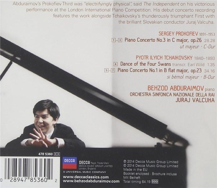 Behzod Abduraimov: Tchaikovsky 1 - Prokofiev3 | Behzod Abduraimov, Orchestra Sinfonica Nazionale della Rai, Juraj Valcuha