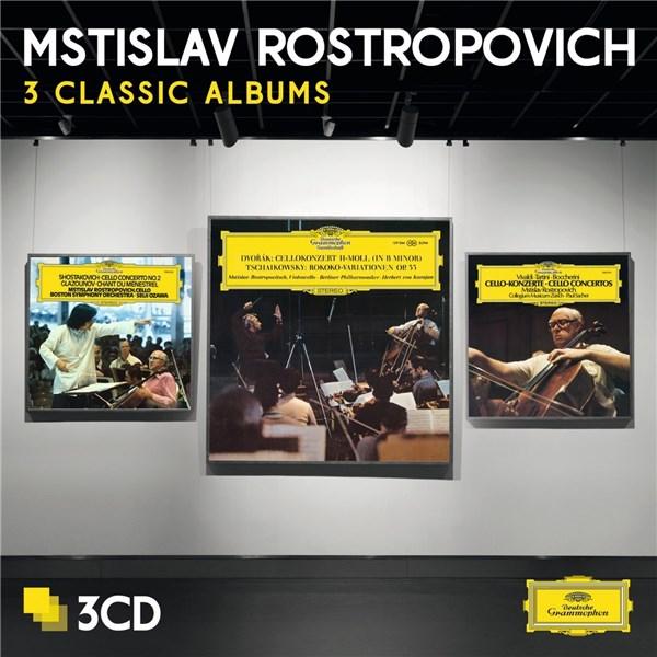 Mstislav Rostropovich - Three Classic Albums - Limited Edition Box set | Berliner Philharmoniker, Mstislav Rostropovich, Boston Symphony Orchestra, Seiji Ozawa