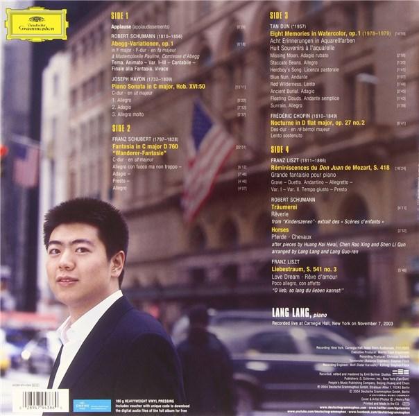 Lang Lang: Live At Carnegie Hall - Vinyl | Lang Lang