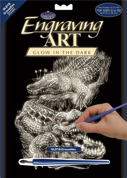 Glow In The Dark Engraving - Crocodile | Royal & Langnickel