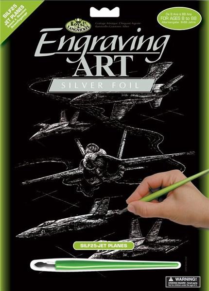 Silver Engraving Art - Jet Planes | Royal & Langnickel