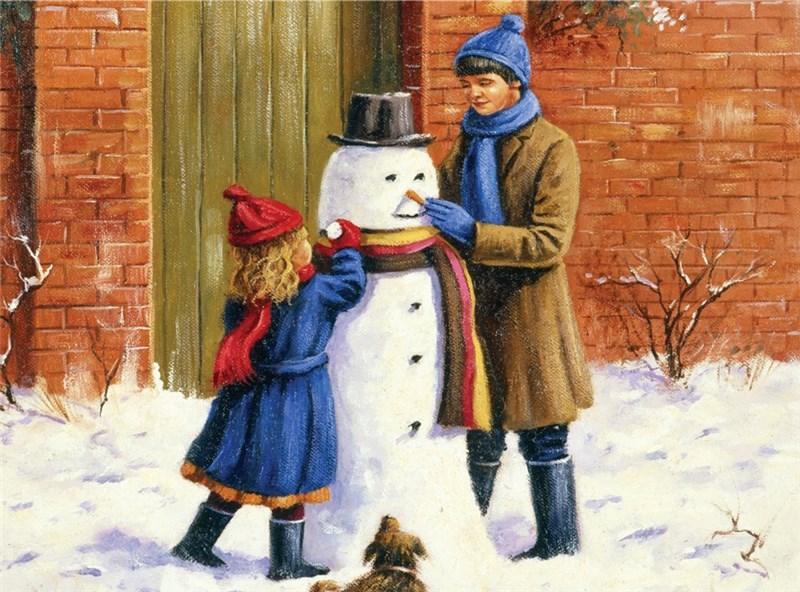 Picteaza dupa numere - The Snowman | Royal & Langnickel