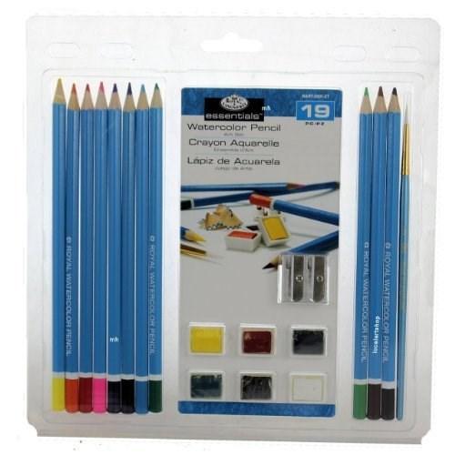 Set creioane colorate si acuarele - Clamshell | Daler Rowney
