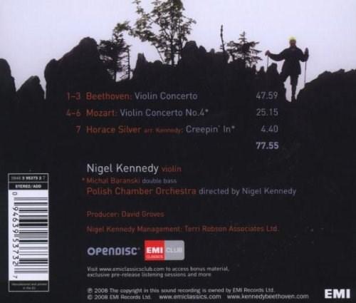 Beethoven: Violin Concerto / Mozart: Violin Concerto No. 4 / Horrace Silver: Creepin In | Nigel Kennedy - 1 | YEO