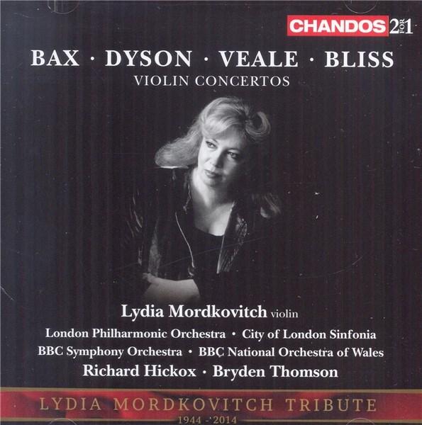 British Violin Concertos | Lydia Mordkovitch, Sir Arnold Bax, Sir George Dyson, John Veale