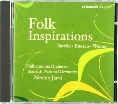 Folk Inspirations | George Enescu, Bela Bartok, Philharmonia Orchestra, Royal Scottish National Orchestra, Neeme Jarvi, Leo Weiner