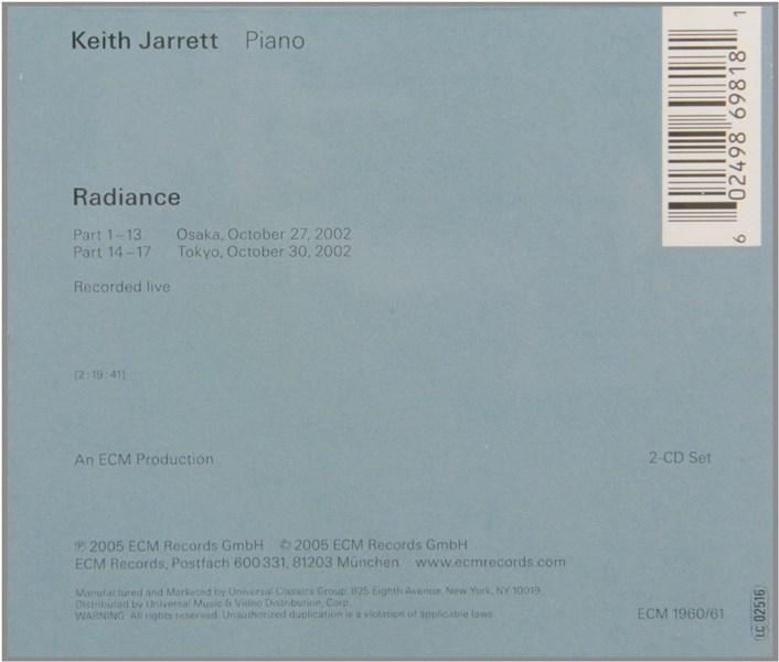 Radiance | Keith Jarrett - 1 | YEO