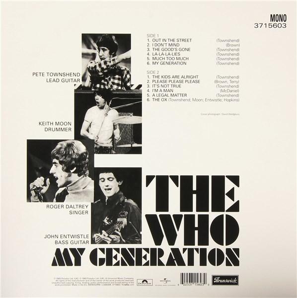 My Generation - Vinyl | The Who - 1 | YEO