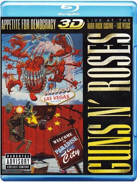 Appetite For Democracy 3D - Live At The Hard Rock Casino - Las Vegas Blu-Ray | Guns N\' Roses