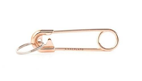 Breloc - Copper Plated Zinc Safety Pin | Kikkerland - 2 | YEO