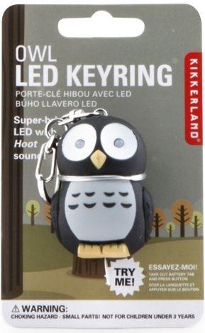 Breloc LED - Owl | Kikkerland - 1 | YEO