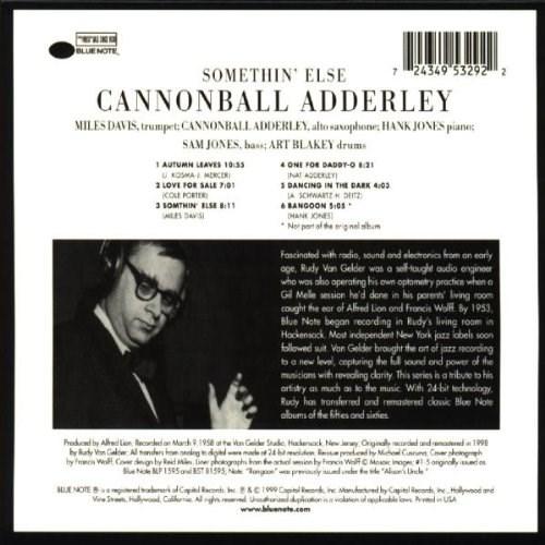 Somethin\' Else | Cannonball Adderley - 1 | YEO