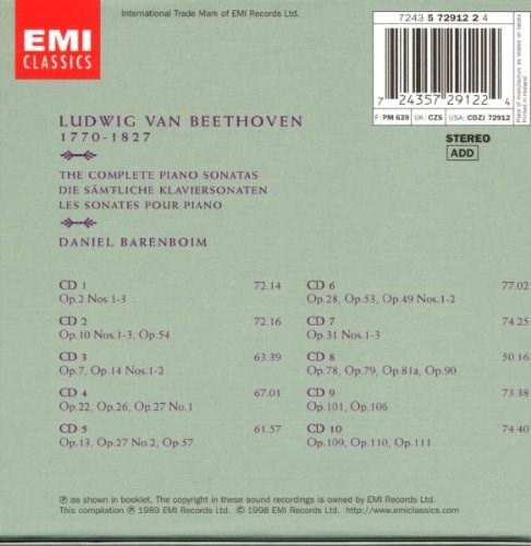 Beethoven: The Complete Piano Sonatas | Daniel Barenboim, Ludwig Van Beethoven
