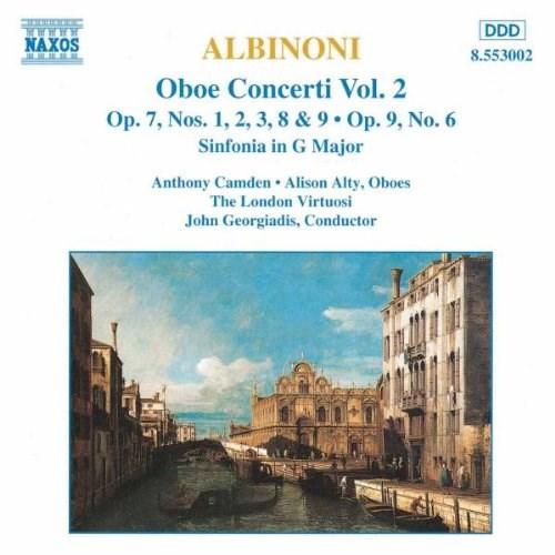 Albinoni: Oboe Concerti Vol. 2 | Tomaso Giovanni Albinoni, London Virtuosi, John Georgiadis