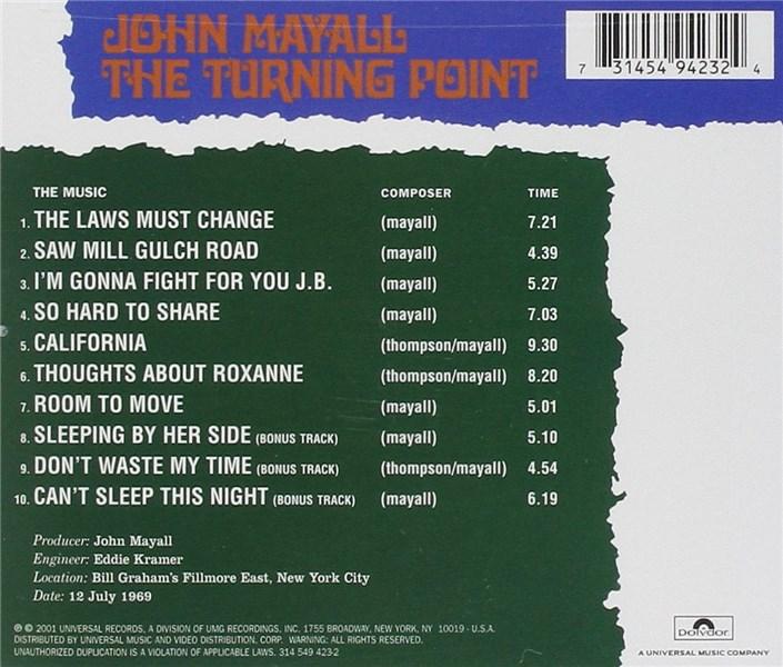 The Turning Point | John Mayall - 1 | YEO