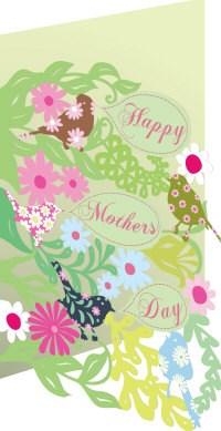Small talk Mothers\'s Day Lasercut Card | Roger la Borde