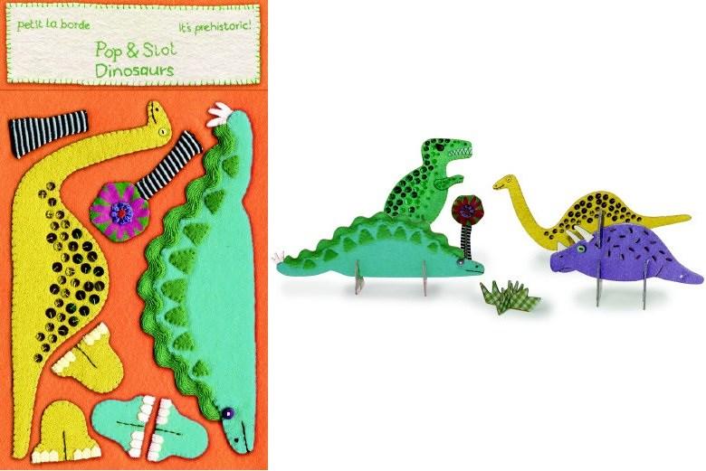 Jucarioare din carton cu dinozauri | Roger la Borde