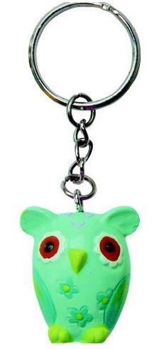 Owl Key Ring - Aqua | Roger la Borde