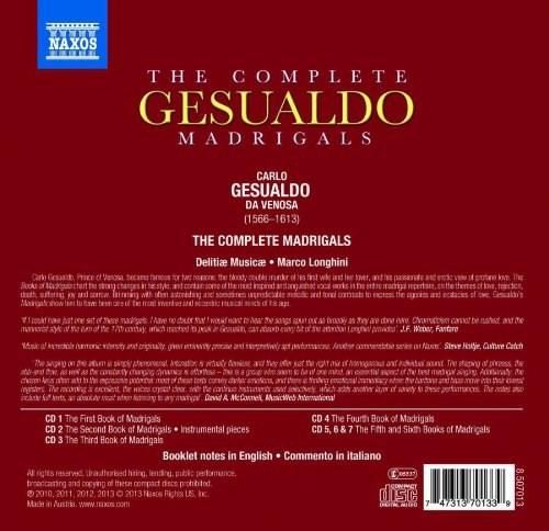 Gesualdo: The Complete Madrigals | Carlo Gesualdo, Delitae Musicae, Marco Longhini Carlo poza noua