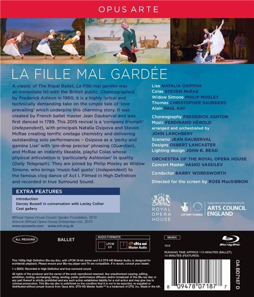 Ashton - La Fille Mal Gardee Blu ray | Natalia Osipova, Cast and Orchestra of the Royal Opera House - 1 | YEO