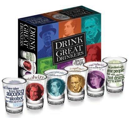 Great Drinkers Shot Glasses | The Unemployed Philosophers Guild