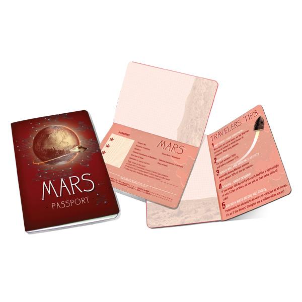 Mars Passport Notebook | The Unemployed Philosophers Guild - 1 | YEO