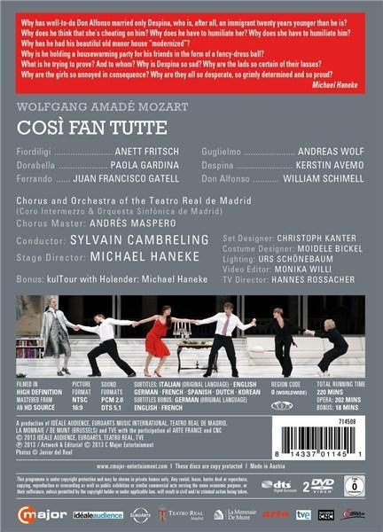 Mozart: Cosi Fan Tutte | Michael Haneke