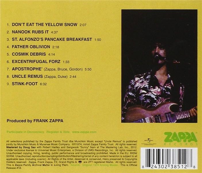 Apostrophe(\') | Frank Zappa