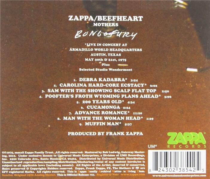 Bongo Fury | Frank Zappa, Captain Beefheart - 1 | YEO