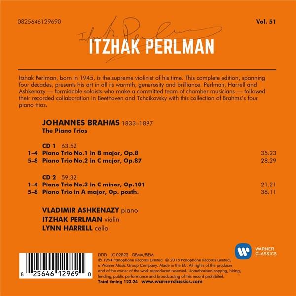 Brahms: Piano Trios Opp 8, 87 & 101 | Vladimir Ashkenazy, Johannes Brahms, Itzhak Perlman, Lynn Harrell - 1 | YEO