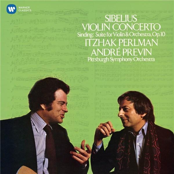 Sibelius: Violin Concerto; Sinding: Suite for Violin and Orchestra | Andre Previn, Itzhak Perlman