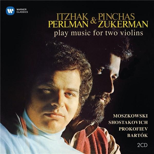 Play music for two violins | Itzhak Perlman, Pinchas Zukerman