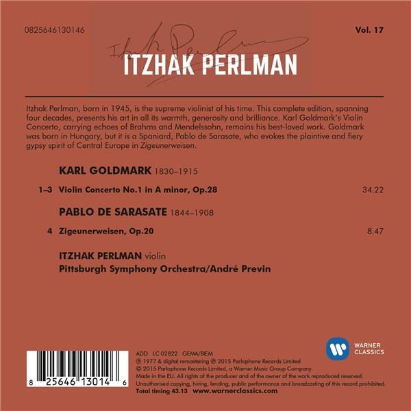 Goldmark: Violin Concerto; Sarasate: Zigeunerweisen | Andre Previn, Itzhak Perlman - 1 | YEO