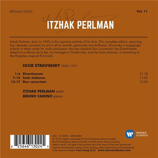 Stravinsky: Divertimento, Suite Italienne & Duo Concertant | Igor Stravinsky, Itzhak Perlman - 1 | YEO