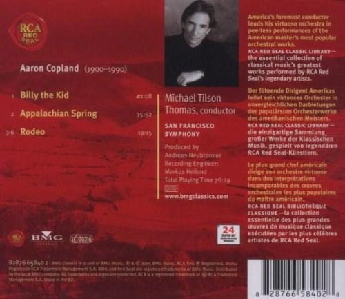 Billy The Kid - Appalachian Spring - Rodeo | Aaron Copland, Michael Tilson Thomas
