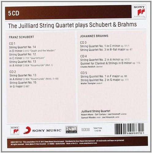 The Juilliard String Quartet plays Schubert & Brahms | Juilliard String Quartet