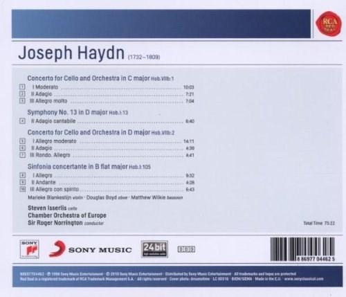 Haydn - Cello Concertos No. 1 In C Major & No. 2 In D Major; Symphony No. 13 In D Major; Sinfonia Concertante In B-Flat Major | Steven Isserlis, Joseph Hadyn - 1 | YEO