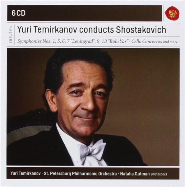 Yuri Temirkanov conducts Shostakovich: Symphonies 1, 5, 6, 7, 9, 13 / Cello Concertos | St. Petersburg Philharmonic Orchestra, Yuri Temirkanov, Natalia Gutman