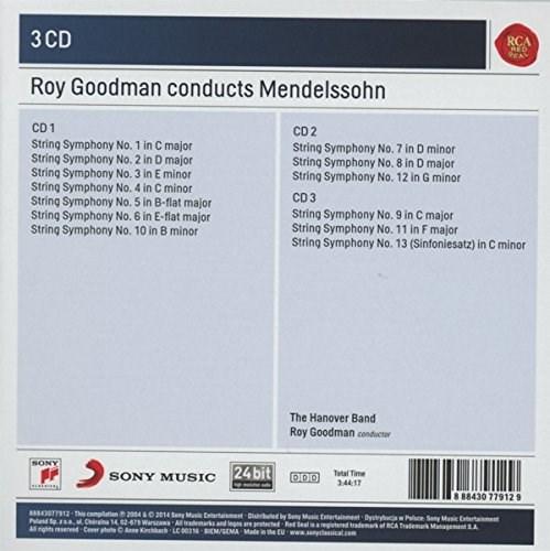 Roy Goodman Conducts Mendelssohn - The String Symphonies | Felix Mendelssohn-Bartholdy, Benny Goodman, Hanover Band