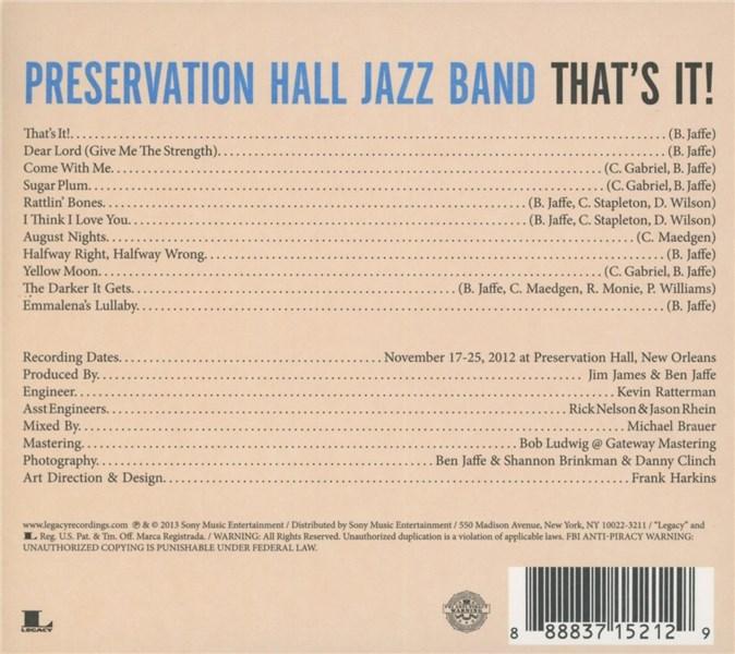 That\'s It! | Preservation Hall Jazz Band