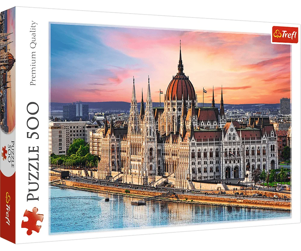 Puzzle 500 piese - Orasul Budapesta | Trefl - 2 | YEO