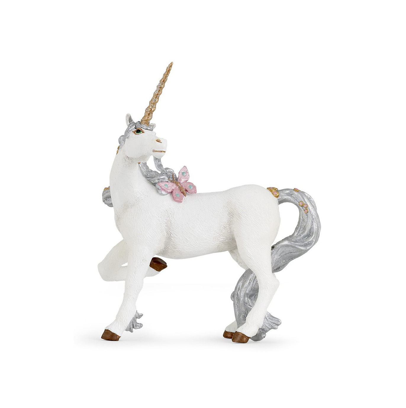 Figurina - Silver unicorn | Papo